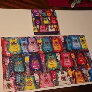 Colorful Guitar Puzzle - 350 Pieces